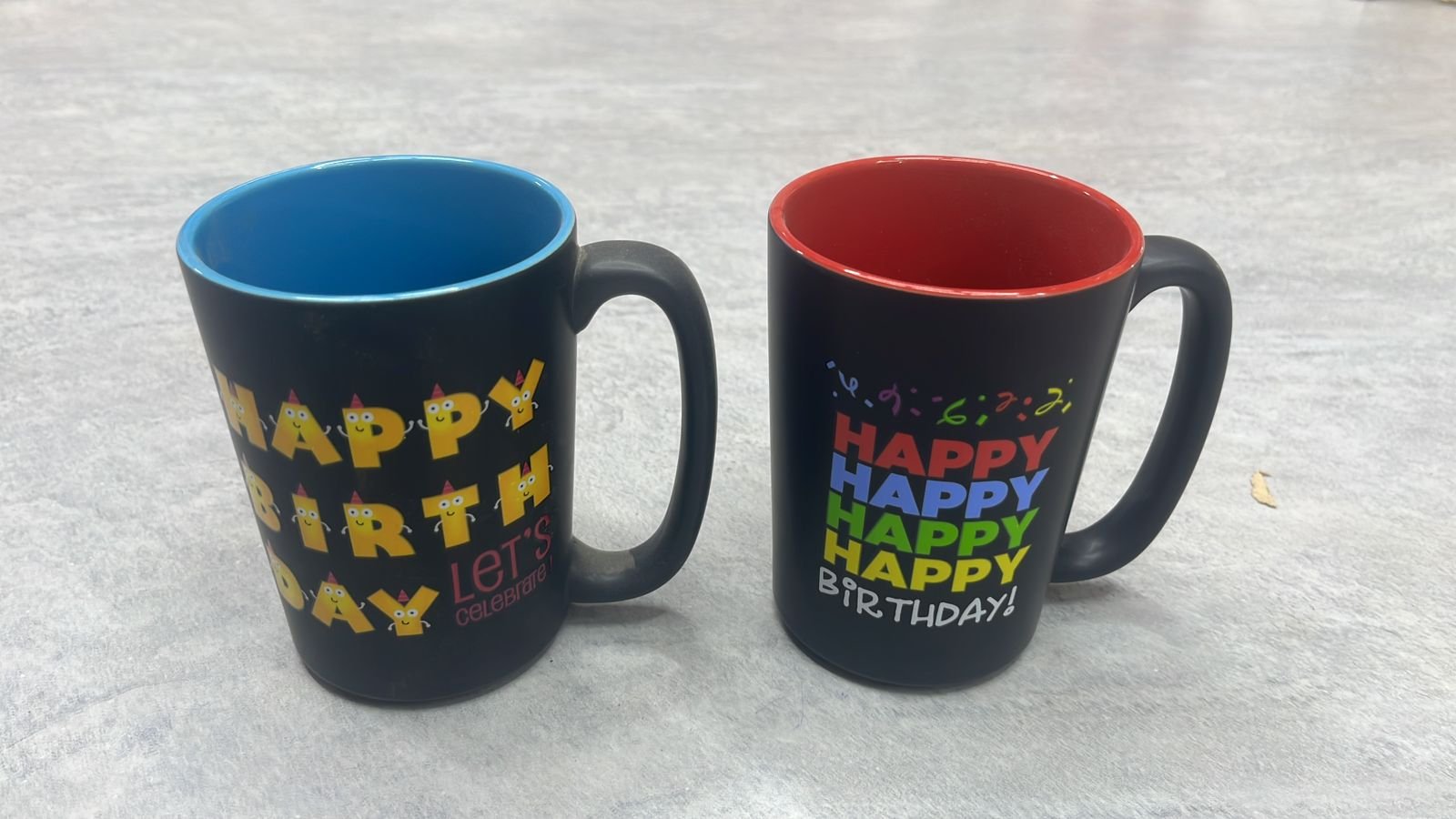 Glazed Birthday Commemorative Gift Mugs